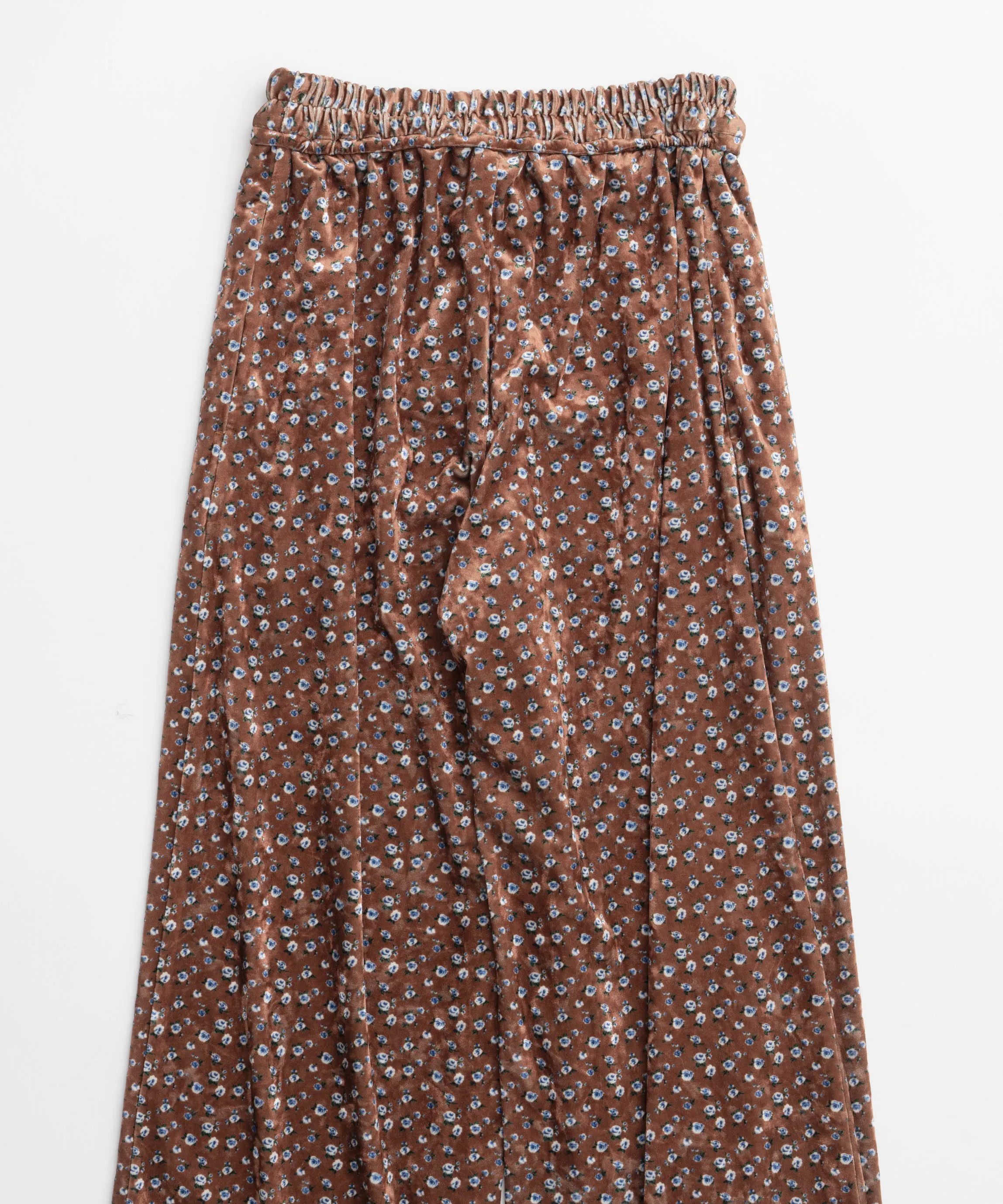 【24WINTER PRE-ORDER】Flower Velor Easy Pants