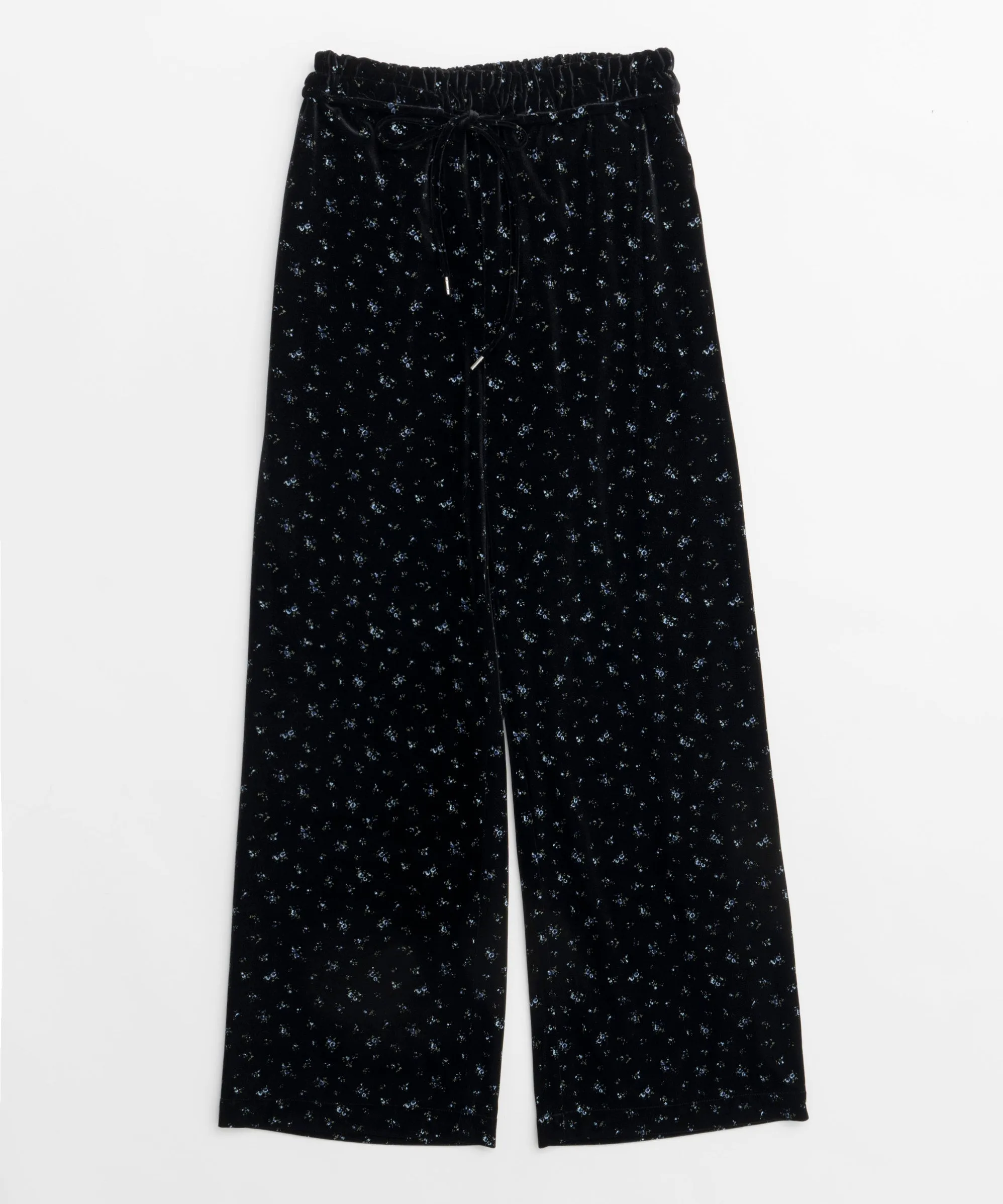 【24WINTER PRE-ORDER】Flower Velor Easy Pants