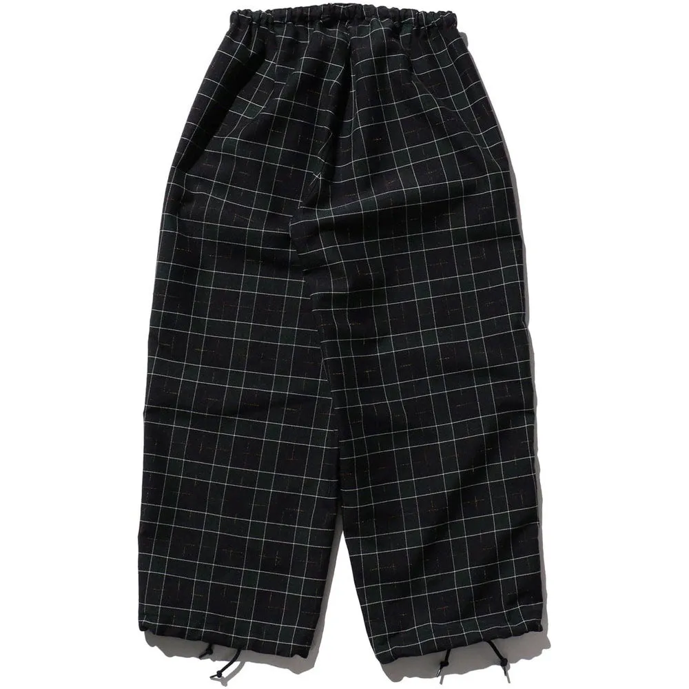BEAMS PLUS MIL Easy Pants Wool PE Check Navy