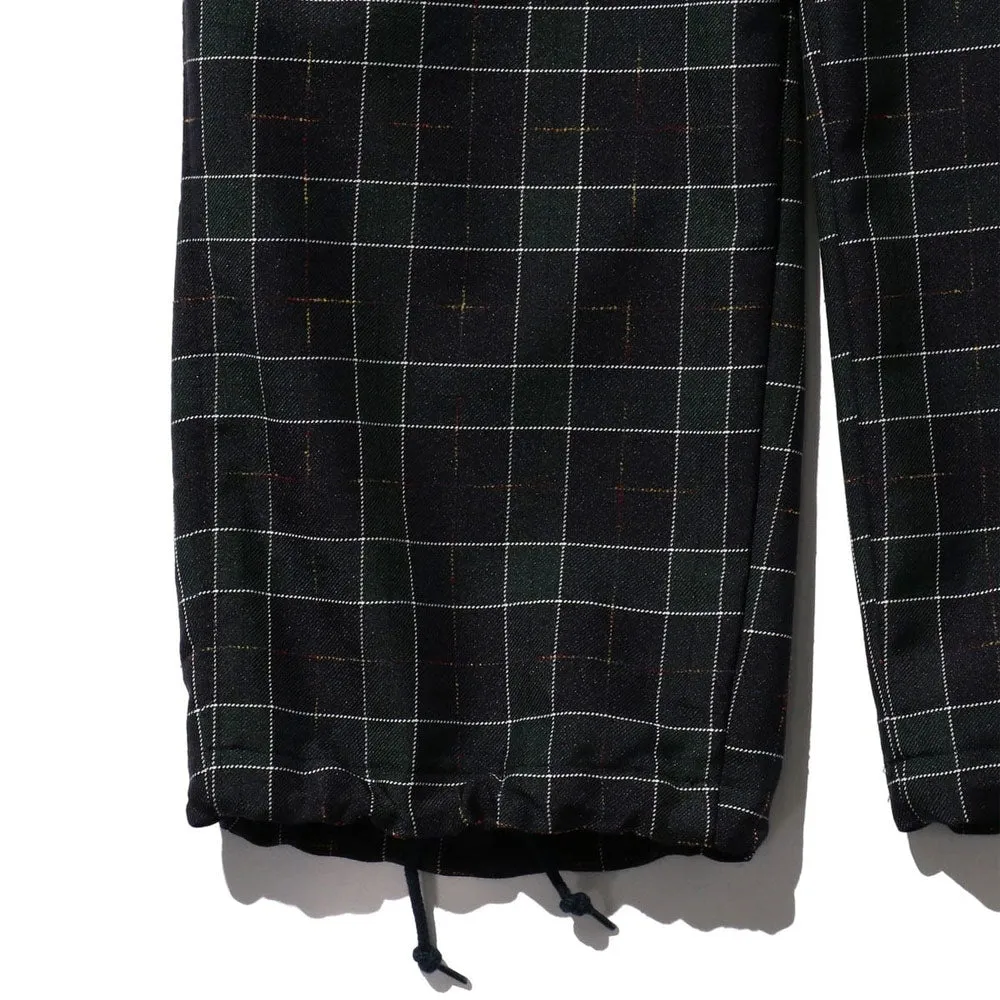 BEAMS PLUS MIL Easy Pants Wool PE Check Navy
