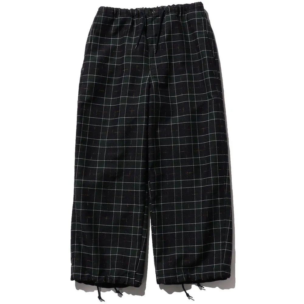 BEAMS PLUS MIL Easy Pants Wool PE Check Navy