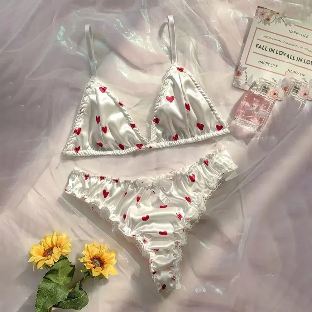 Bra Set Pajamas Sexy Soft Underwear Breathable   477557