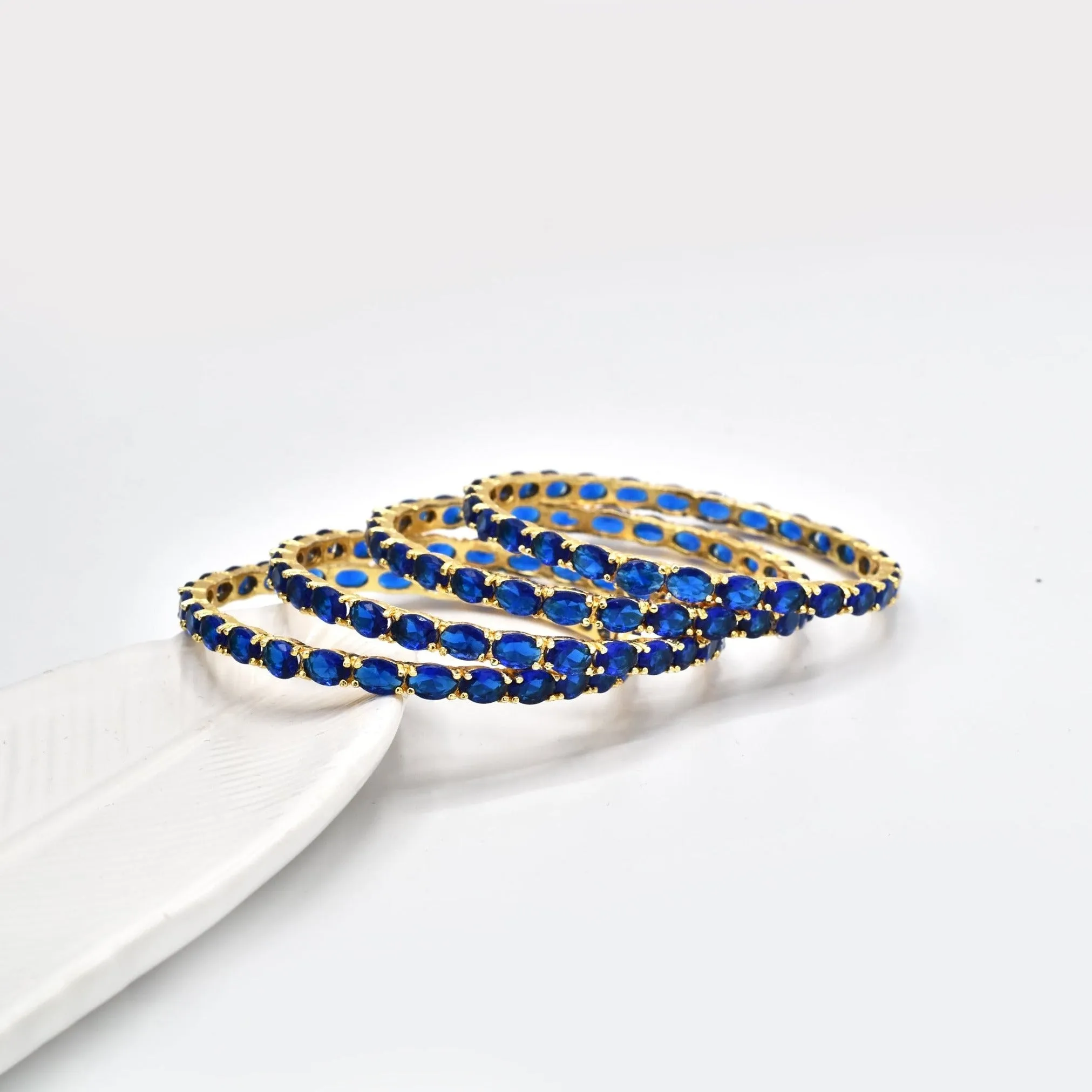 Colored Stones Bangles