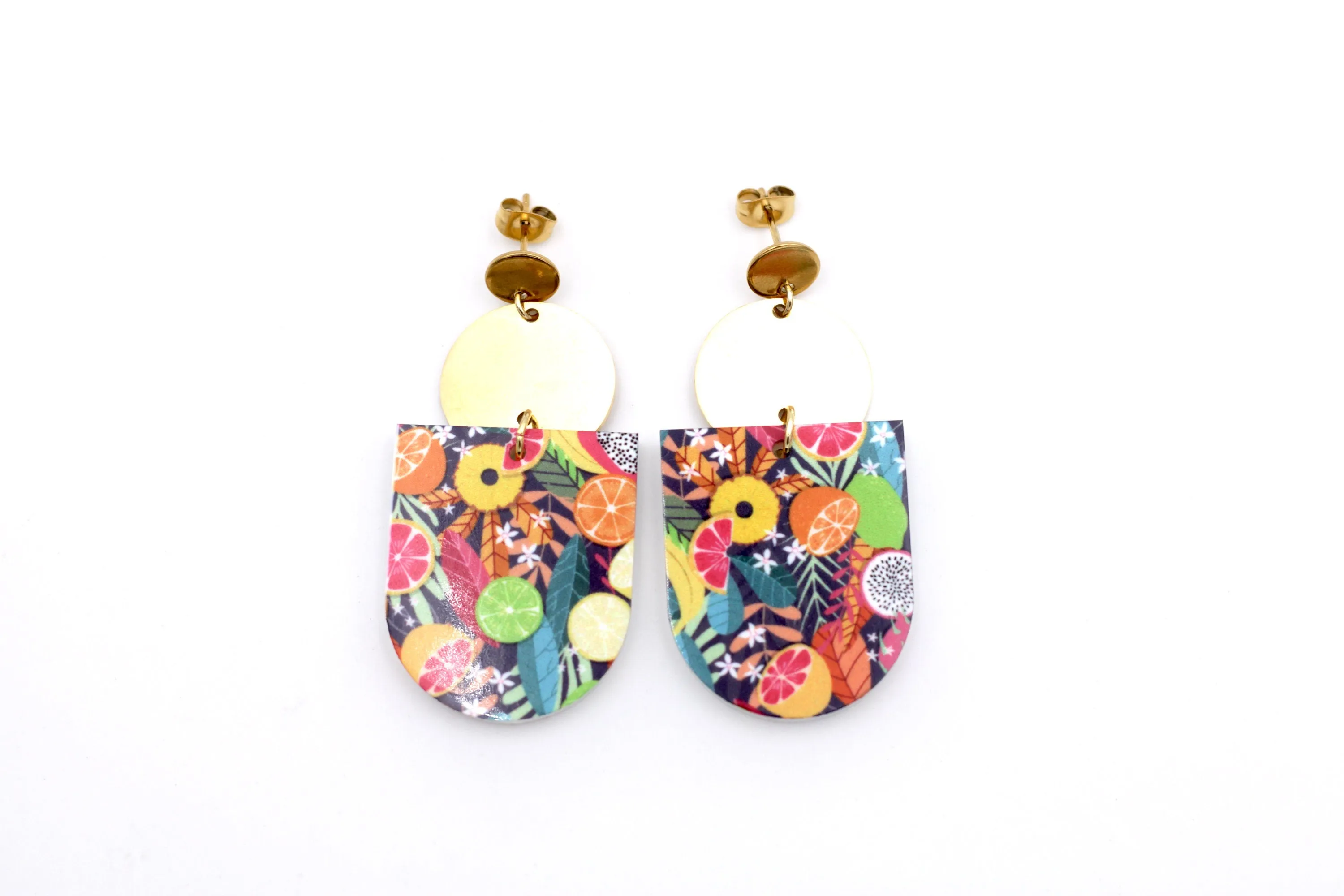 Colorful Fruit Earrings