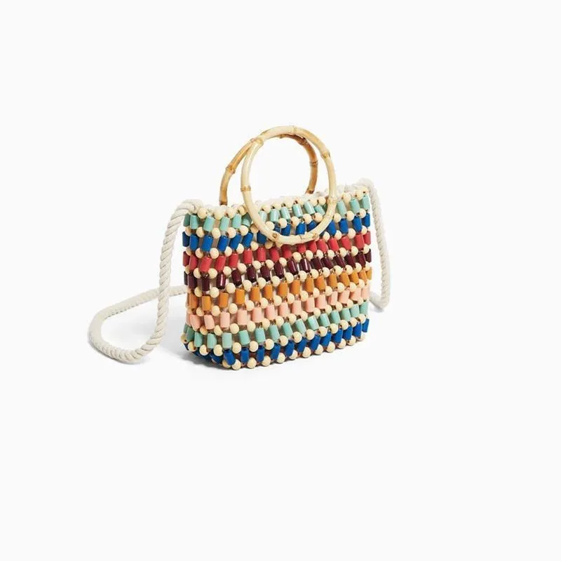 Colorful Rattan Bag