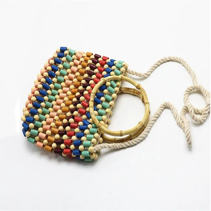 Colorful Rattan Bag