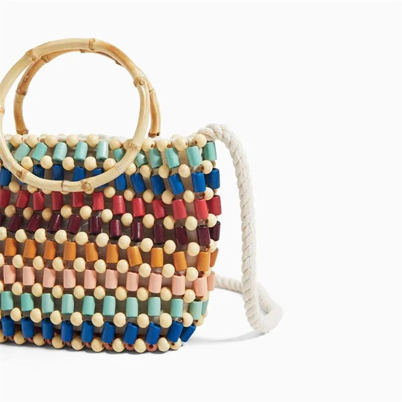 Colorful Rattan Bag