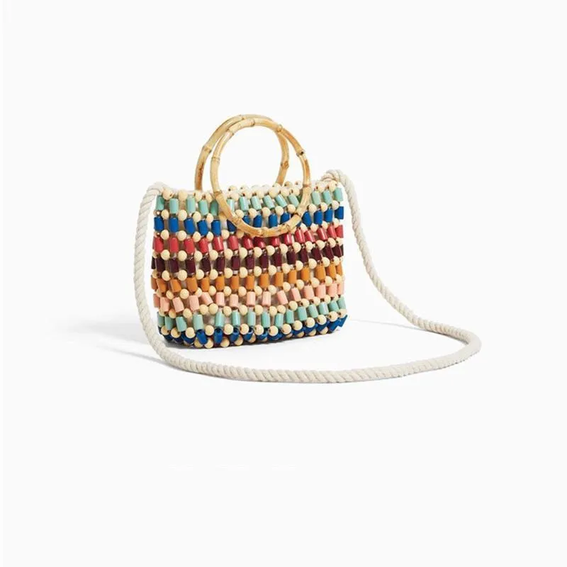 Colorful Rattan Bag
