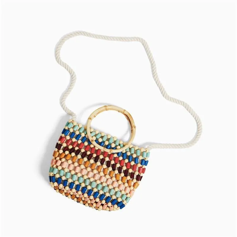 Colorful Rattan Bag