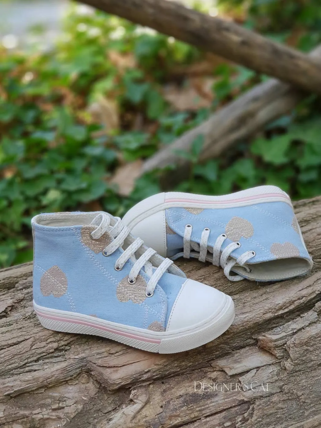 Designr's cat Girl coat SANTELLA-light blue