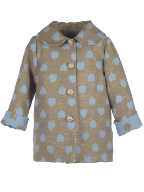 Designr's cat Girl coat SANTELLA-light blue