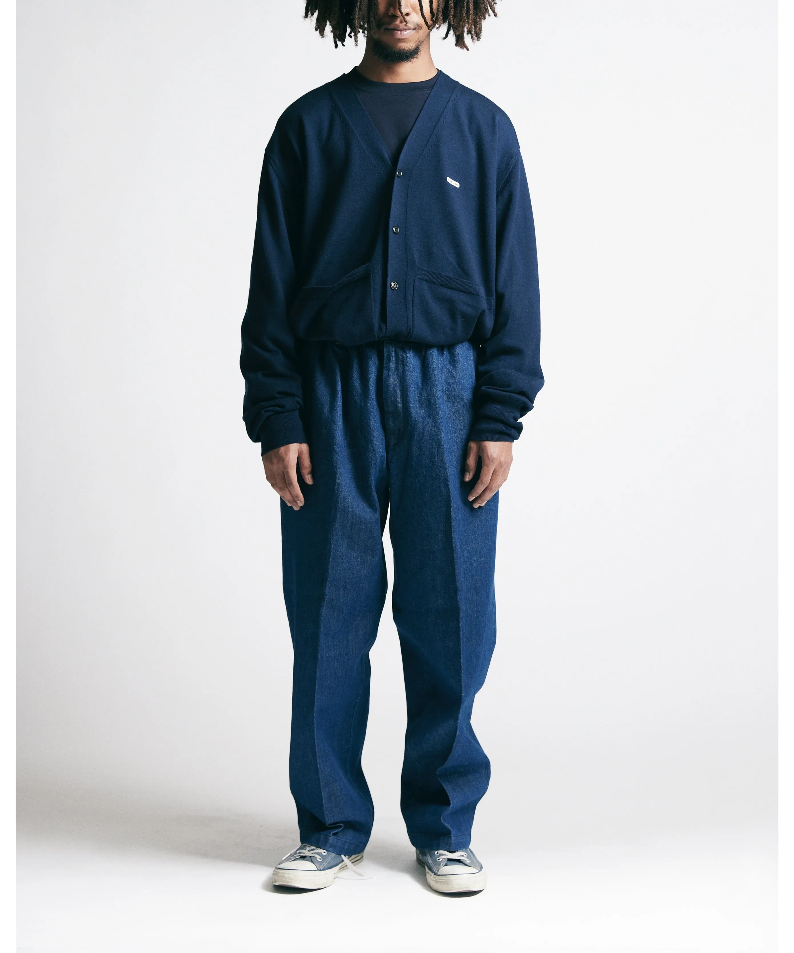Easy Wide Tapered Pants(12.5oz Denim) "BLUE"