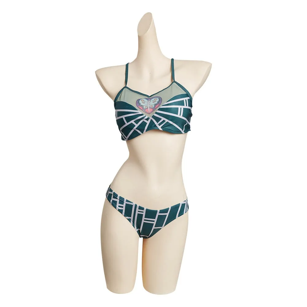 JoJo‘s Bizarre Adventure Jolyne Cujoh inspired Cosplay Swimsuit.