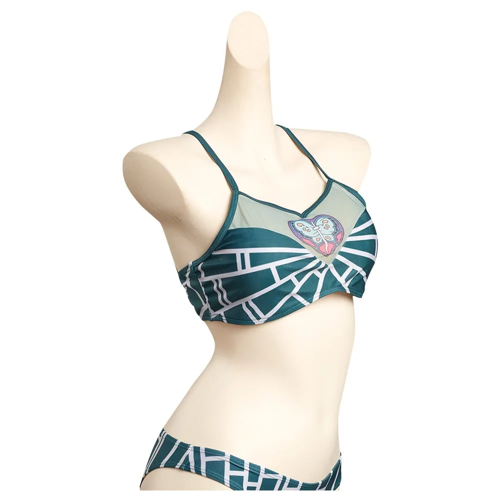 JoJo‘s Bizarre Adventure Jolyne Cujoh inspired Cosplay Swimsuit.