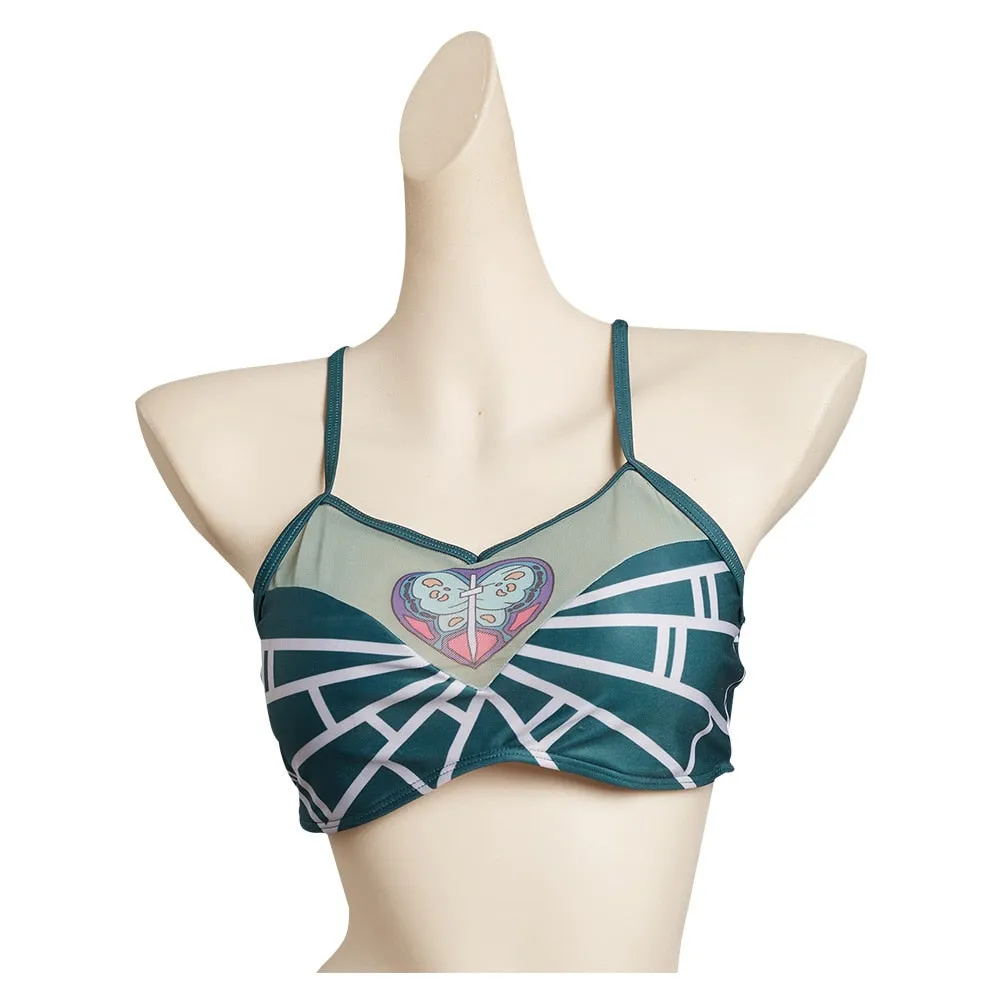 JoJo‘s Bizarre Adventure Jolyne Cujoh inspired Cosplay Swimsuit.