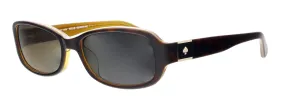 KATE SPADE PAXTON2S 0086 SP Dark Havana Rectangle Sunglasses
