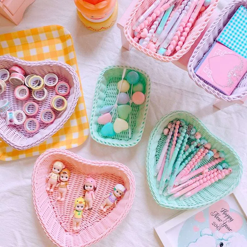 Kawaii Colorful Baskets