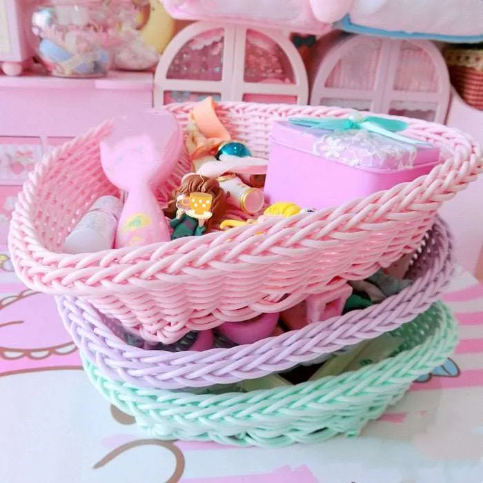 Kawaii Colorful Baskets