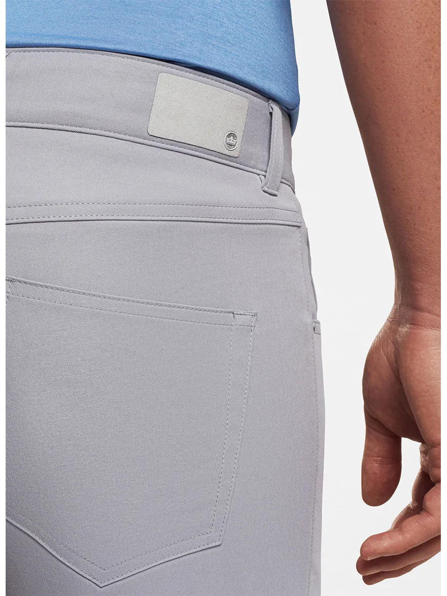 Peter Millar Performance Five-Pocket Pant in Gale Grey