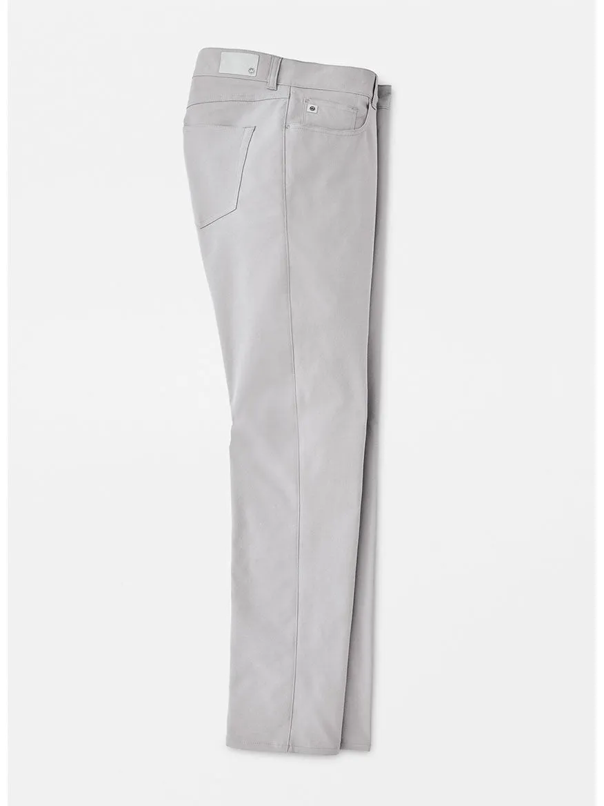Peter Millar Performance Five-Pocket Pant in Gale Grey