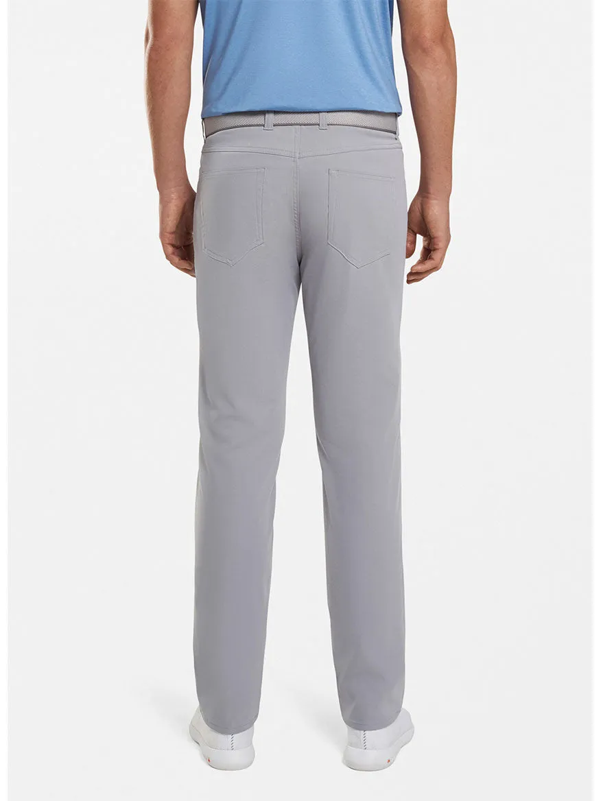 Peter Millar Performance Five-Pocket Pant in Gale Grey