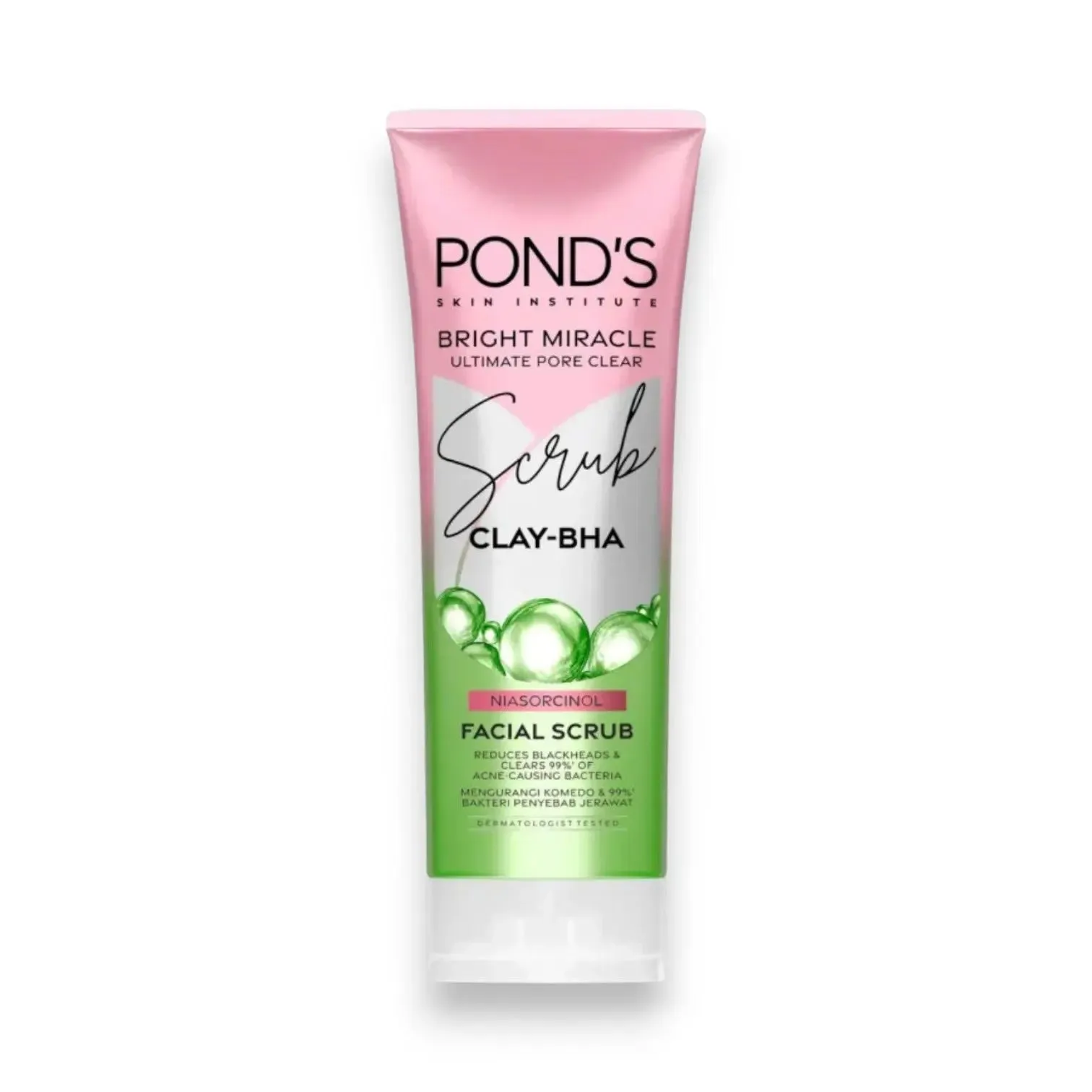 Ponds Bright Miracle Clay Bha Scrub 100g