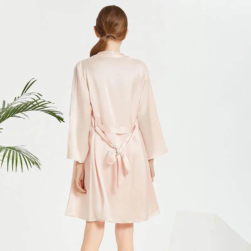 Silk Robes – Luxury Sleepwear Set with Spaghetti Strap
