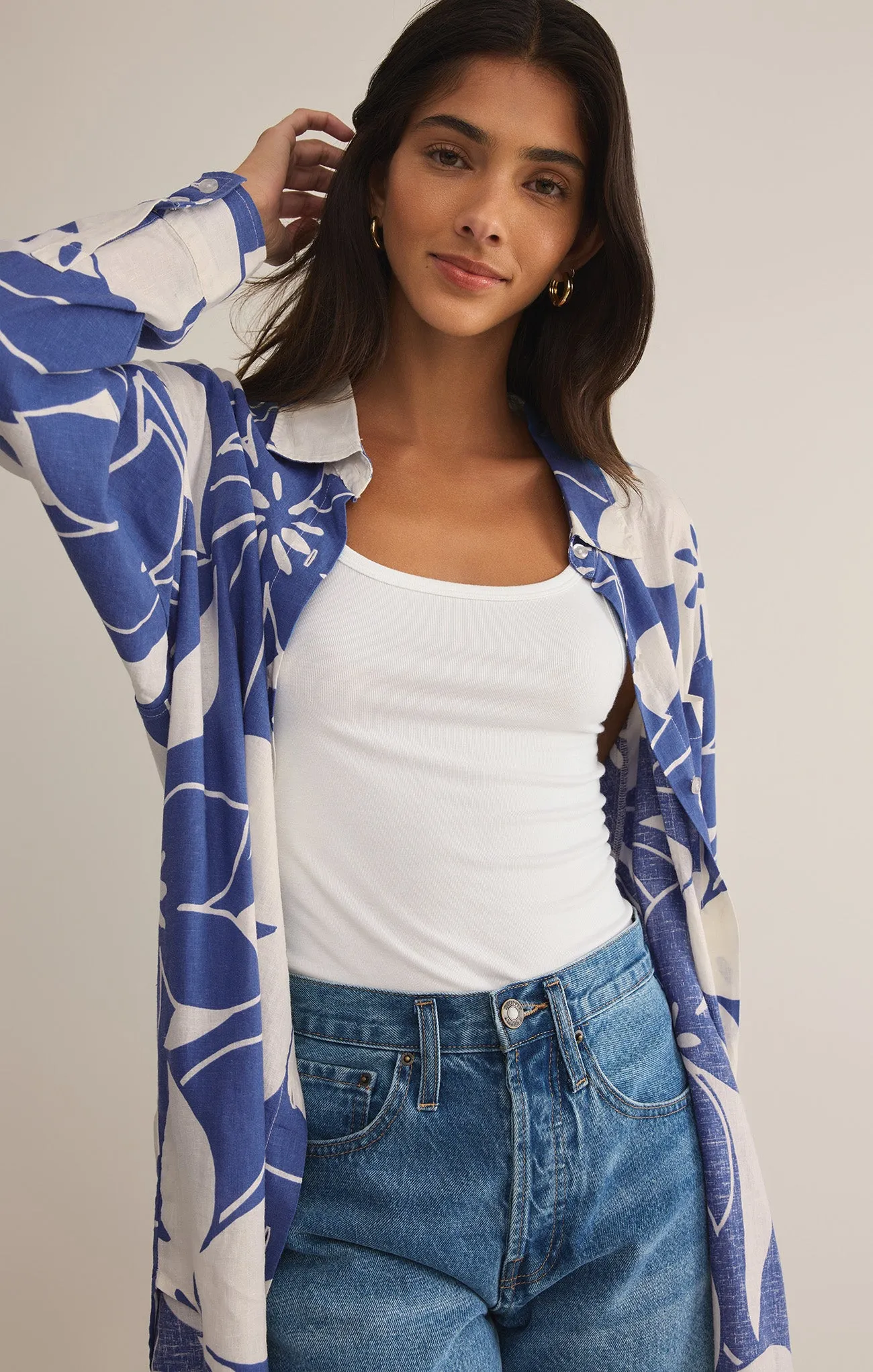 Tomas Madero Button Up Top