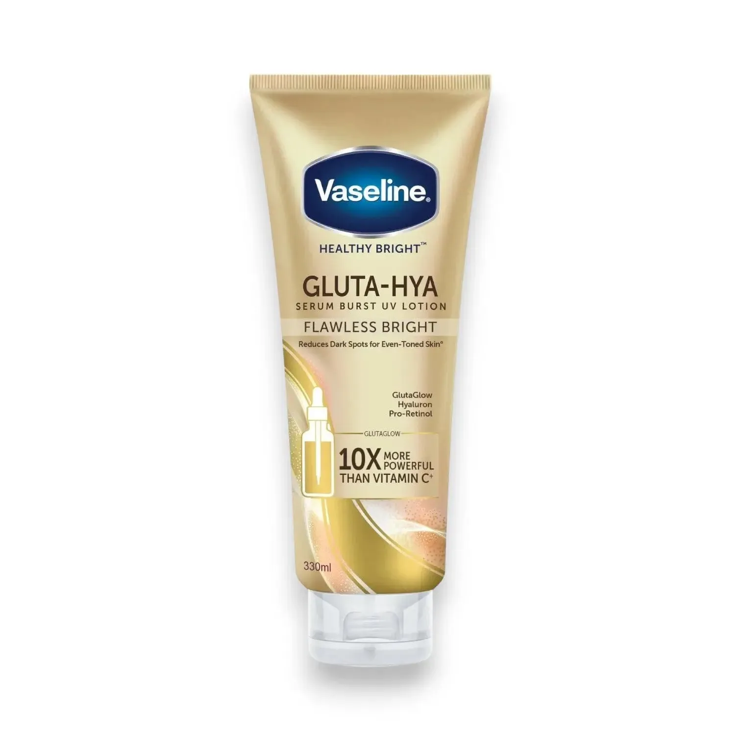 Vaseline Healthy Bright Gluta-Hya Flawless Bright UV Lotion 330ml
