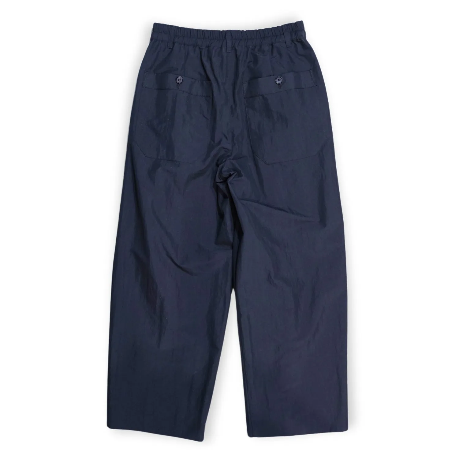 VOPT-N73 SUPIMA COTTON x NYLON TYPEWRITER EASY WIDE PANTS