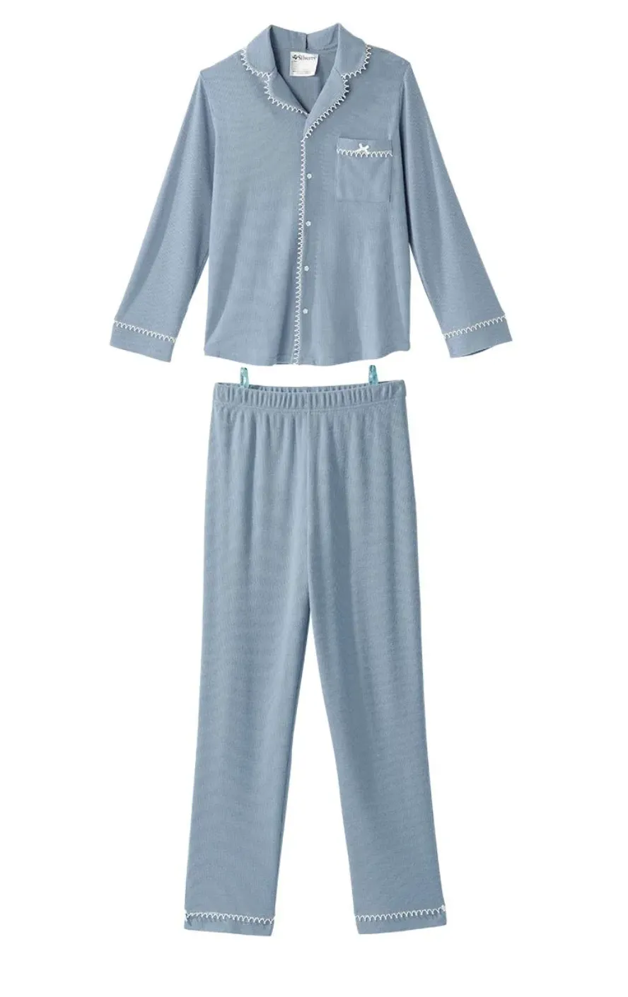 Women's Open Back Pajamas With Pull-On Pant Set